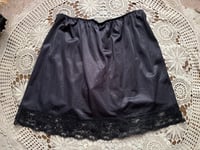 Image 4 of black slip skort
