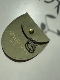 Image 2 of Cross double ring 十字双层锆石银色戒指