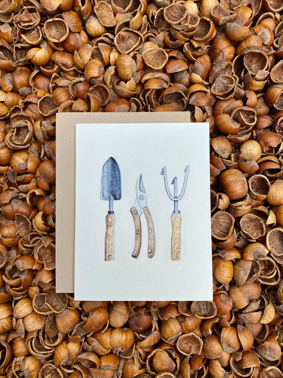 Image of Garden Tools Greeting Card