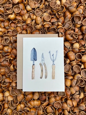 Image of Garden Tools Greeting Card