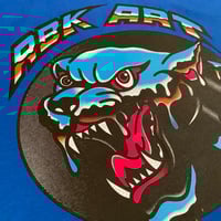 Image 3 of CHROME PANTHER TEE - BLUE