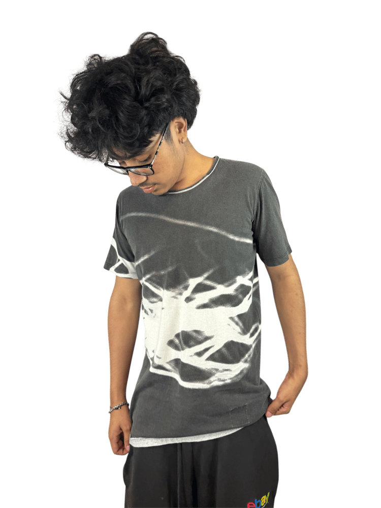 Image of Rick Owens Tendrils Gradient Tee