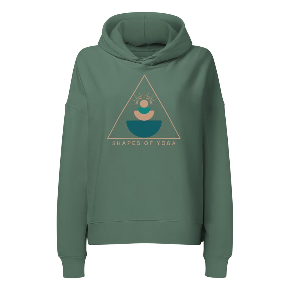 Women’s organic mid-weight hoodie - Shapes of Yoga