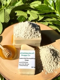 Image 2 of Unscented Honey & Oat Bar Soap 