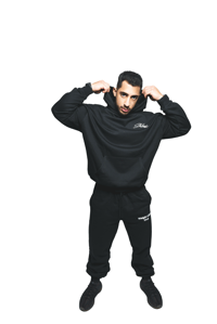 Image 3 of Signature Black Over-Sized Hoodie