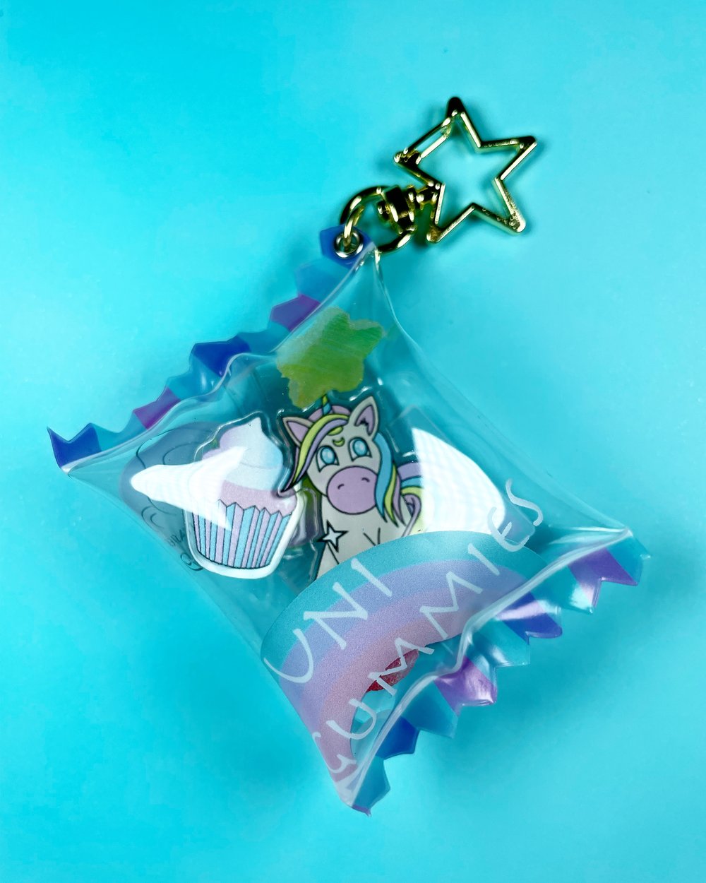 Image of Uni-Gummies Candy Charm Keychain