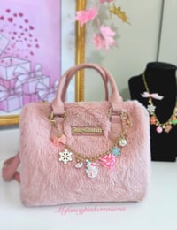 Image 1 of Snowman Kitty Winter Wonderland Purse Chain