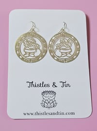 Image 2 of Gold Santa Dangles