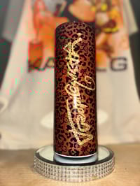 TropiCOQUETA Animal Print Shimmer Tumbler 