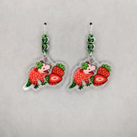 Strawberry Possum Earrings