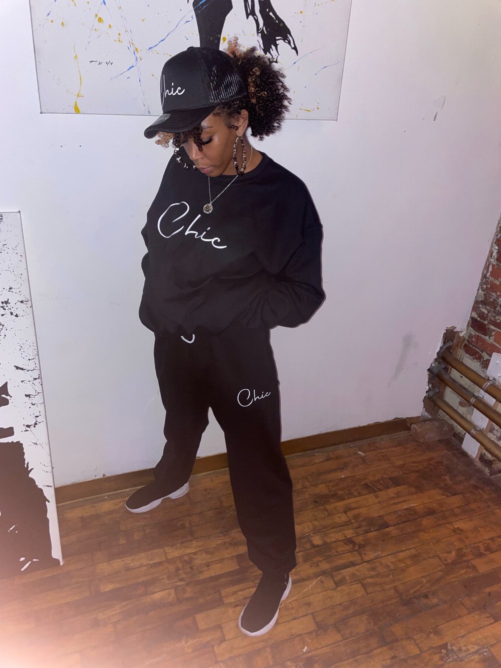 Image of Chic Signature Sweatsuit 