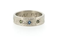 Image 14 of reserved for the fabulous N . a trio of rings