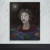 Image 2 of Canvas Print | Lady in the Lake - Oil