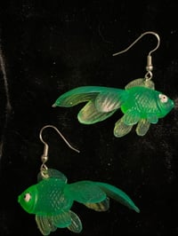 Image 3 of Goldfish Earrings