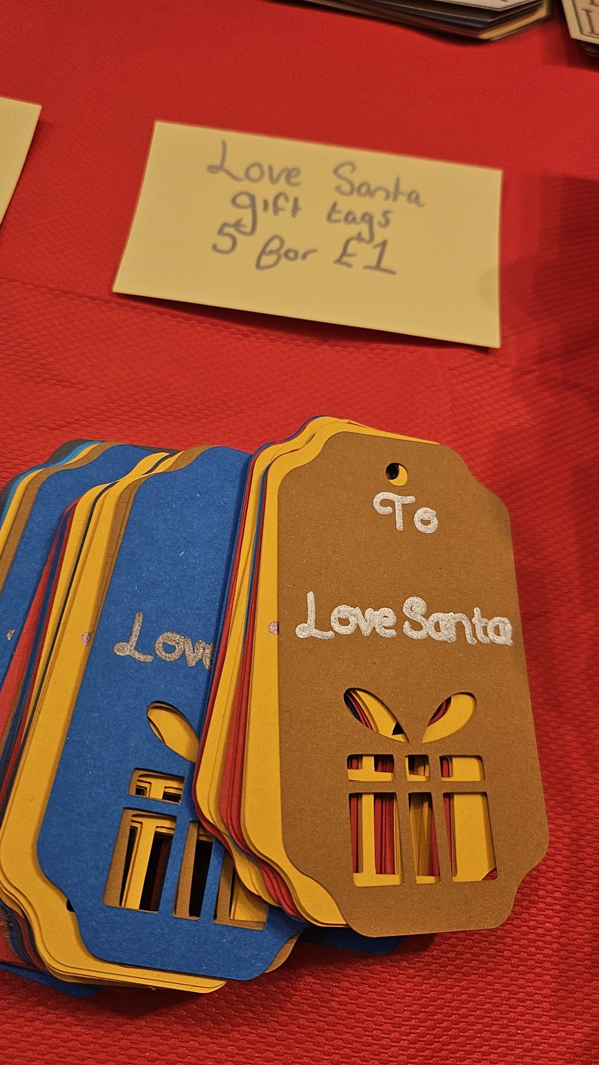 Image of Love Santa Gift Tags