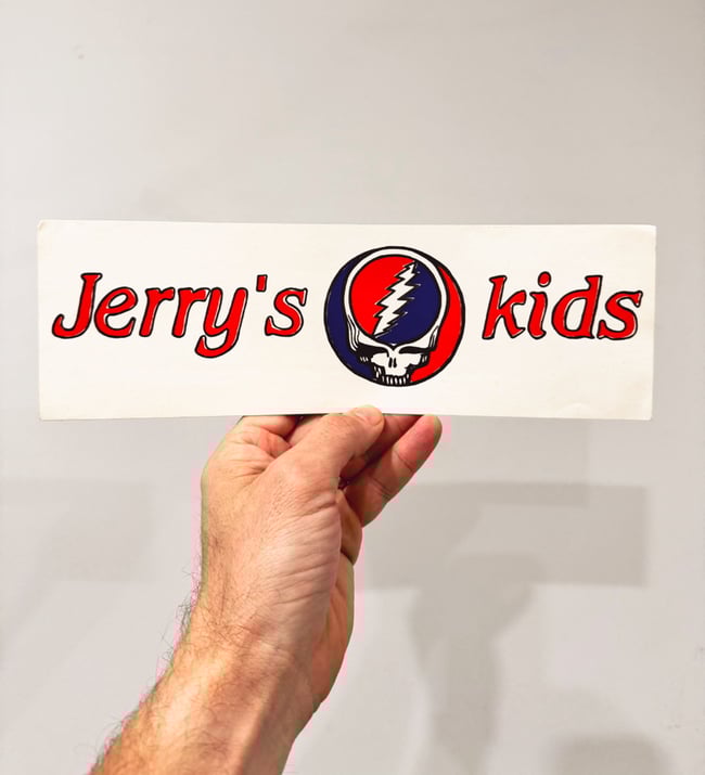 1985 Jerry’s Kids 11” Sticker 