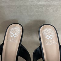 Image 8 of Vince Camuto Black Strappy Patent Leather Heels