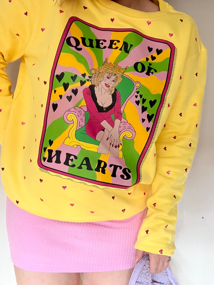 Image of *Limited Edition* Dolly queen of hearts embellished sweater 