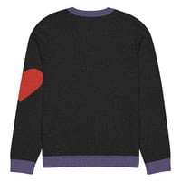 Image 4 of Heart Shark Knitted crew neck sweater