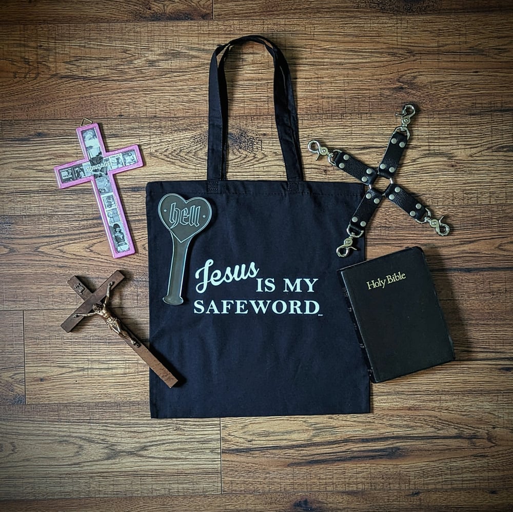 Jesus Is My Safeword Tote