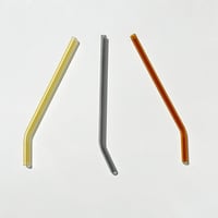Image 3 of Colored Glass Straws