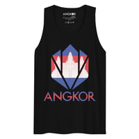 Cambodia Flag Logo Tank Top - Black 