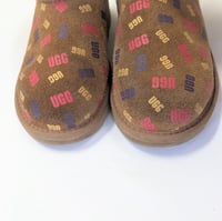 Image 5 of UGG Jona Confetti Logo Brown Kids Boots
