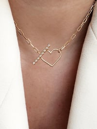 Image 1 of Collier Inconditionnel coeur lisse