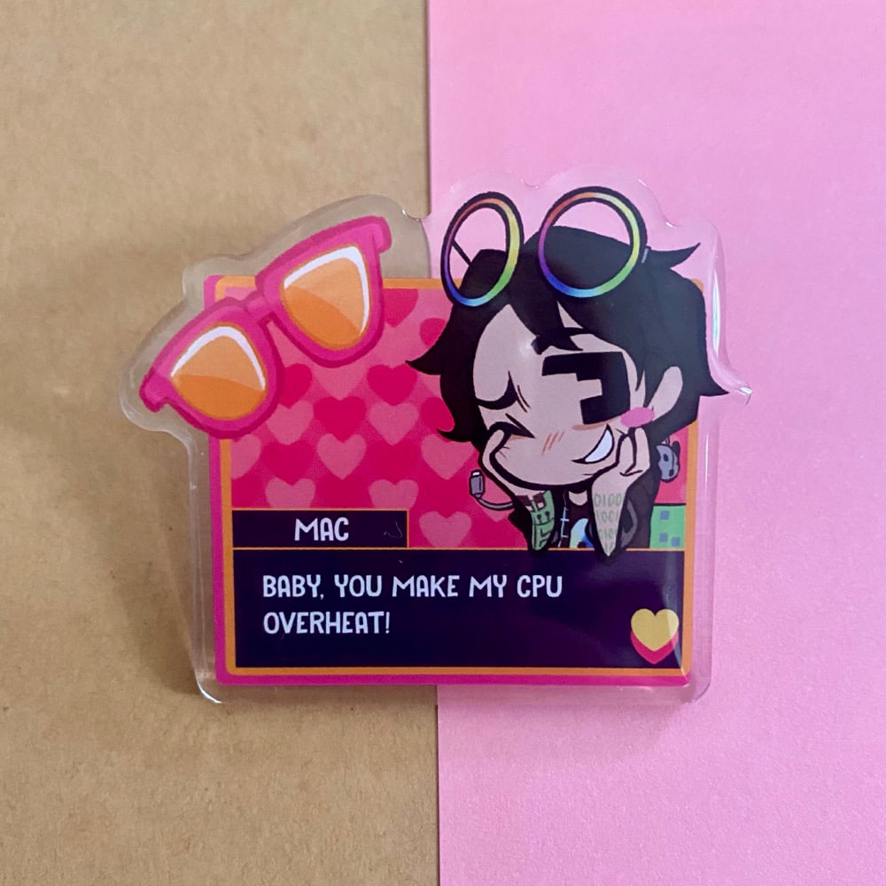 Image of Date Everything Acrylic Pins