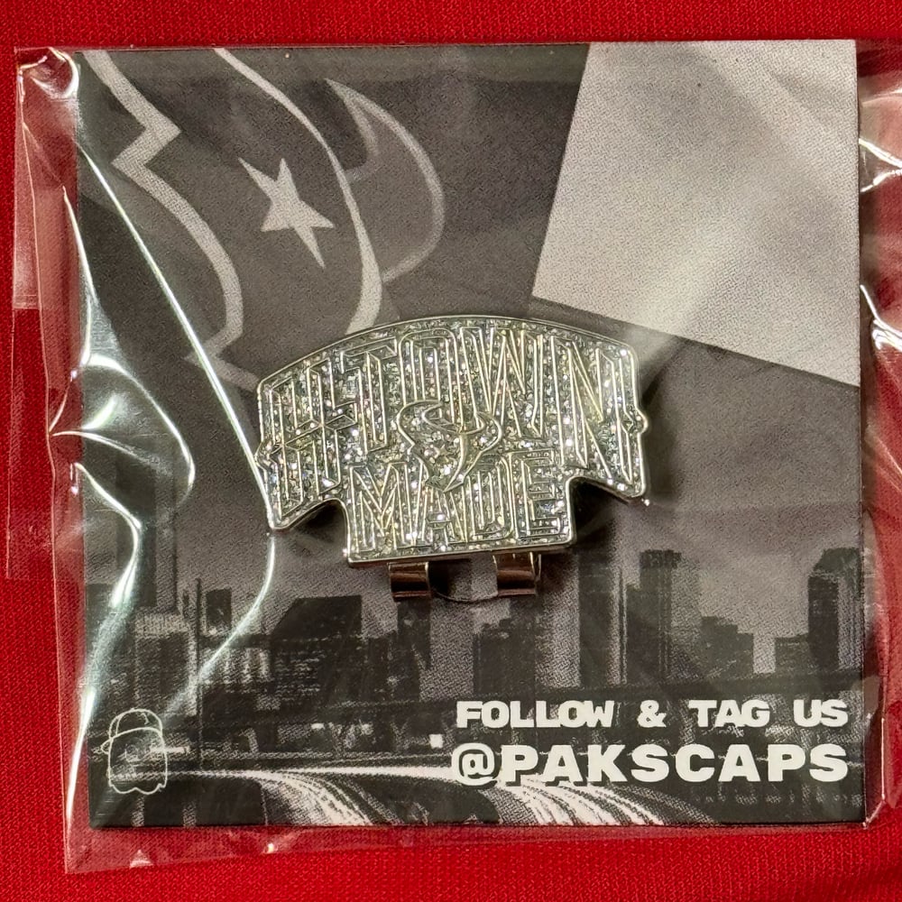 H-town Made blip (hat clip)