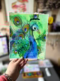 Image 4 of "Peacock" Original 