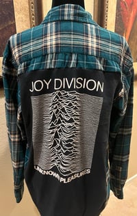 Vintage Green/White Flannel Joy Division