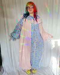 Image 1 of Pastel bows clownsuit "L"