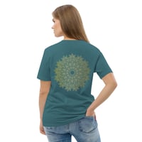 Image 1 of Blue Rosace Organic Cotton T-shirt