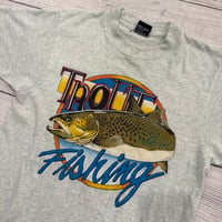 Image 2 of Vintage Trout Fishing Tee - M