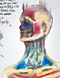 Image 2 of 14x17in. Drawing “Suburban Creature”