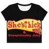 She's Thick Crop Tee (Black)