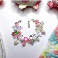 Image 3 of Flower Chonky Charm Bracelets