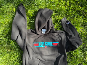 Image of Black Champion hoodie (small medium only)