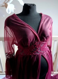 Image 2 of Photoshooting tulle dress Beatrice | size S-M | bordeaux