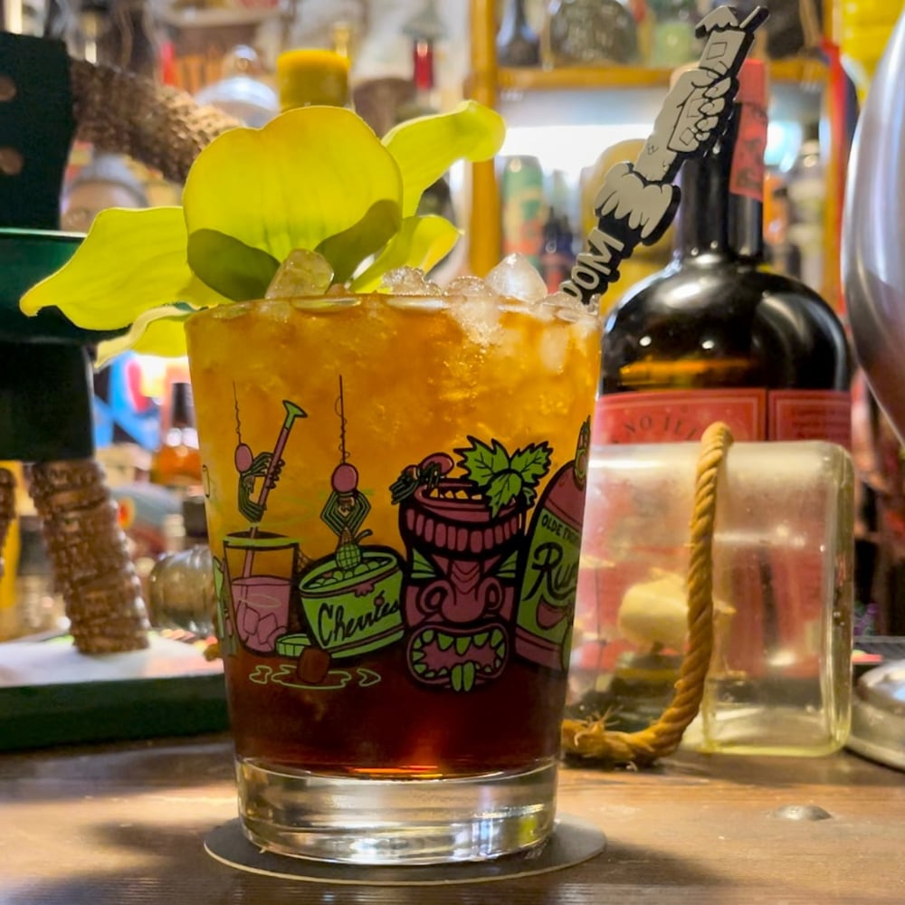 ITSY TIPSY SPIDERS 15oz Full Color Limited Mai Tai Cocktail Glass