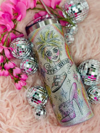 Image 3 of Barbie Glitter Tumbler