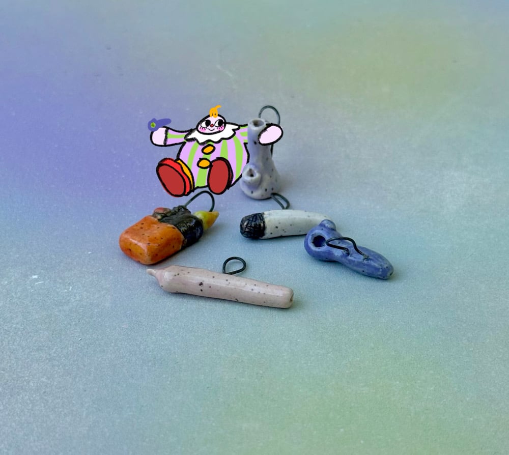 Image of 420 ceramic charms