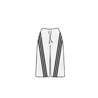 Image 1 of Hidden potential 21 Drawstring waist stacked joggers 