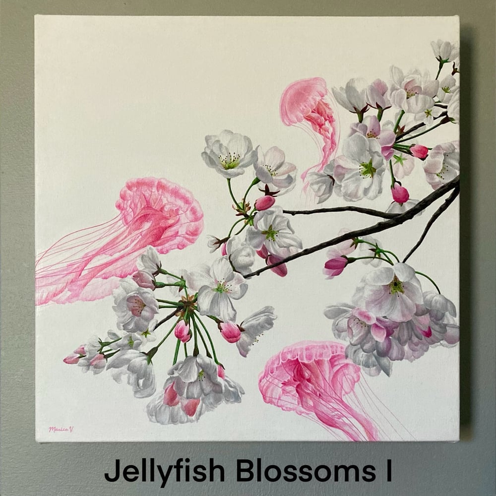 “Jellyfish Blossoms” Original Paintings