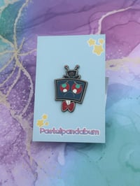 Image 6 of PREORDER Hazbin Hotel - The Vees heads Enamel Pin badge
