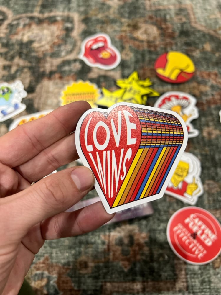 Image of Love Wins 3 Inch