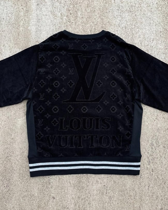 LV Beach Towel Sweatshirt