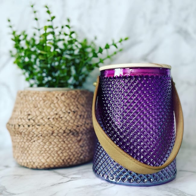 Shanghai Luxe Candle 1kg - PURPLE  **ONLY 1 AVAILABLE**