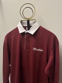 Image 2 of MOVIDA RUGBY PLAIN POLO BURGUNDY